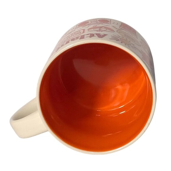 Starbucks "Been There Series" Atlanta Mug With Orange Interior 14 Oz Ceramic Cof - Picture 4 of 5